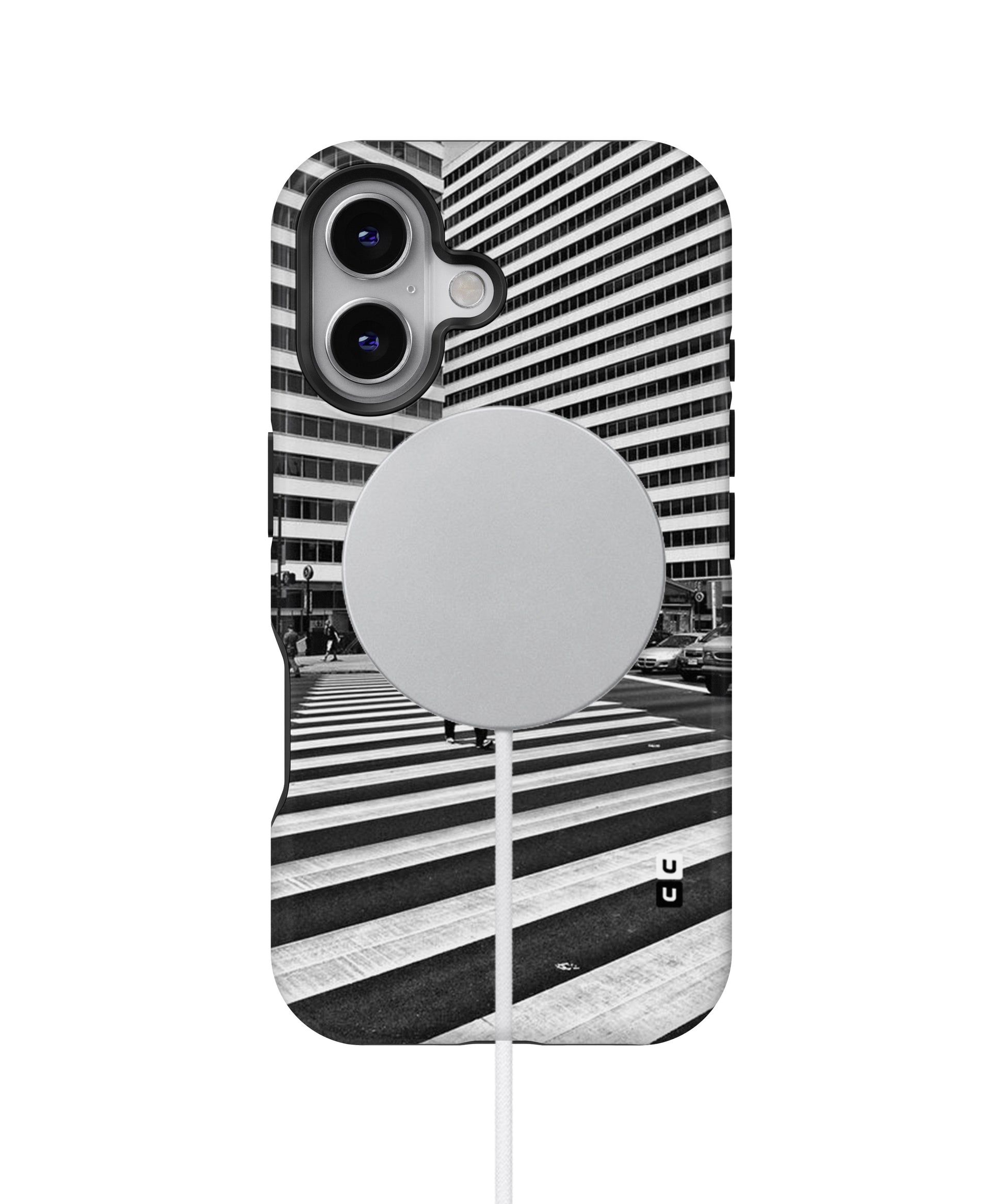 Black White Perspective MagSafe Bumper Case