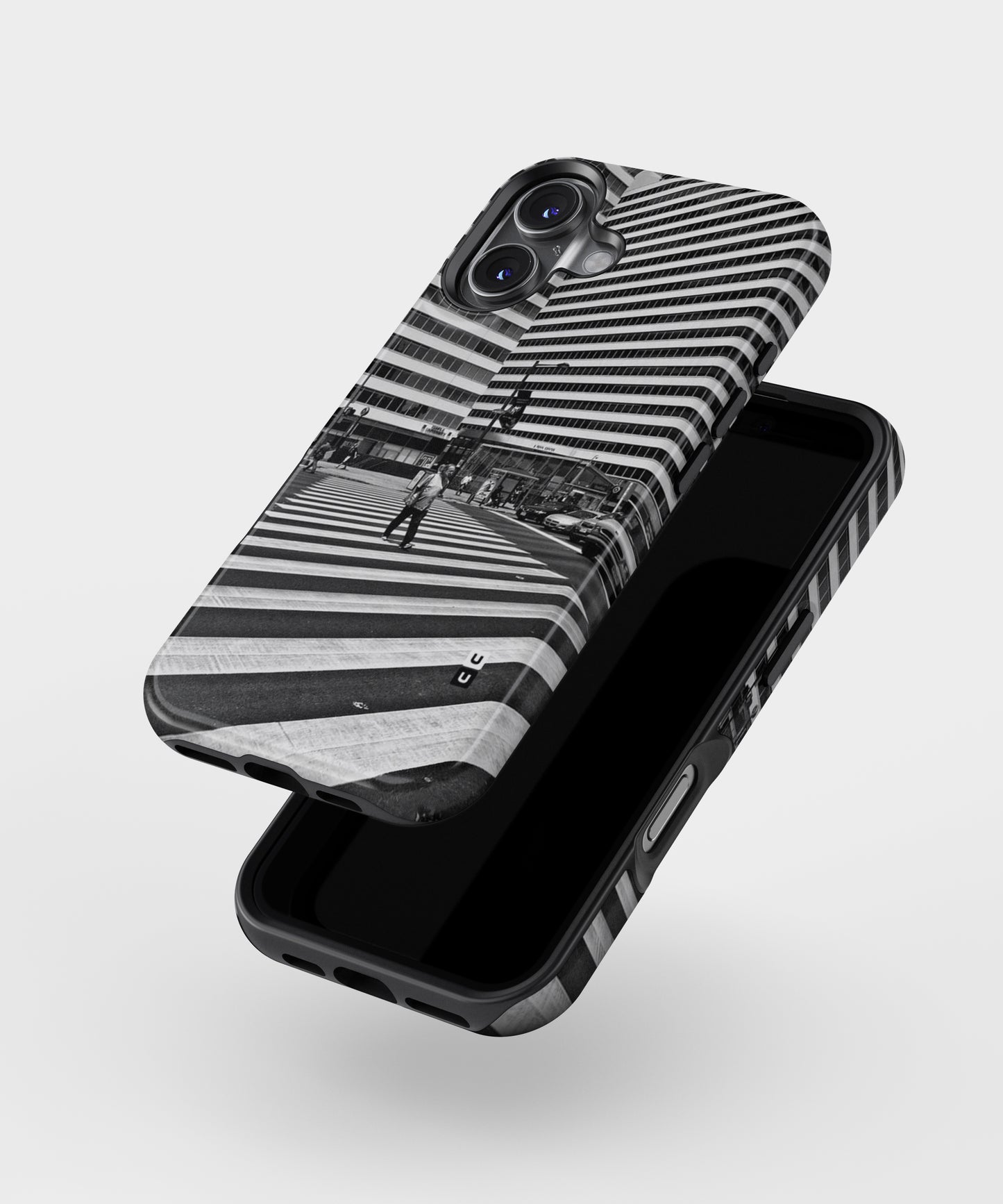 Black White Perspective MagSafe Bumper Case