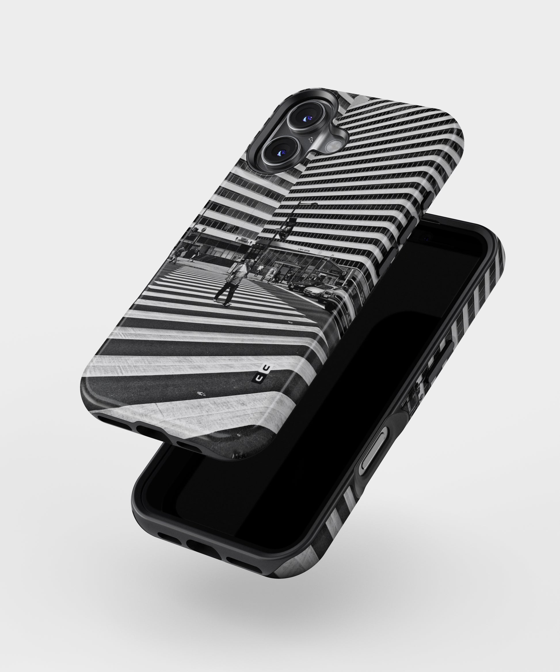 Black White Perspective MagSafe Bumper Case