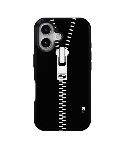 Black Zipper MagSafe Bumper Case