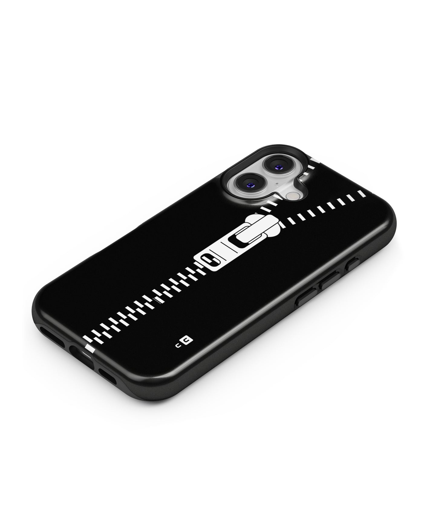 Black Zipper MagSafe Bumper Case