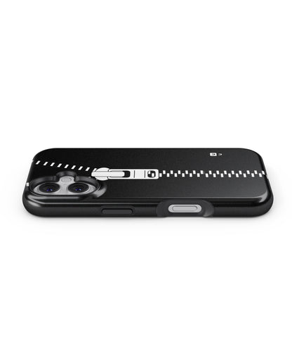 Black Zipper MagSafe Bumper Case