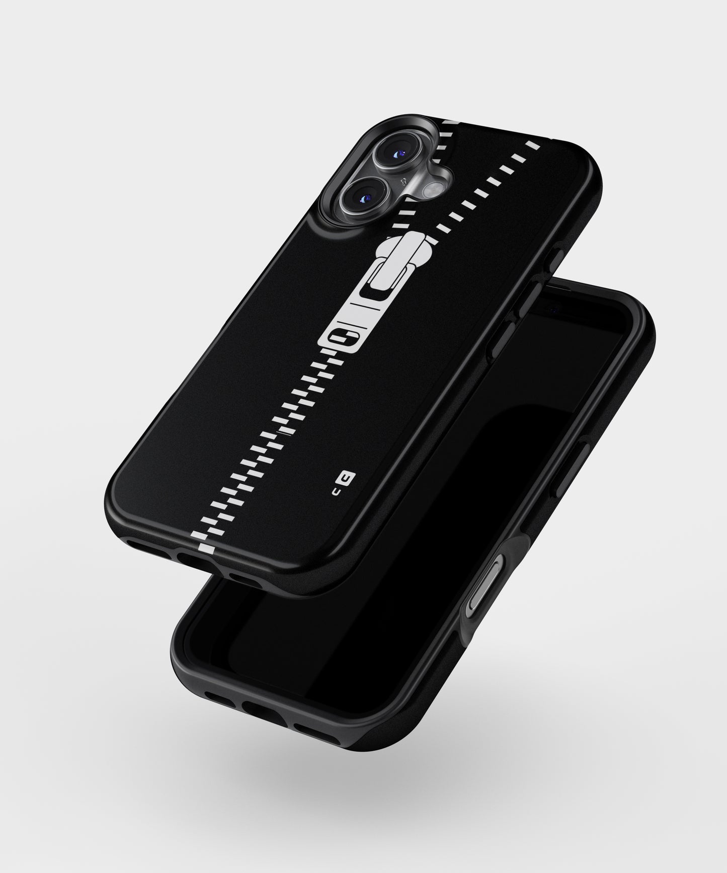 Black Zipper MagSafe Bumper Case
