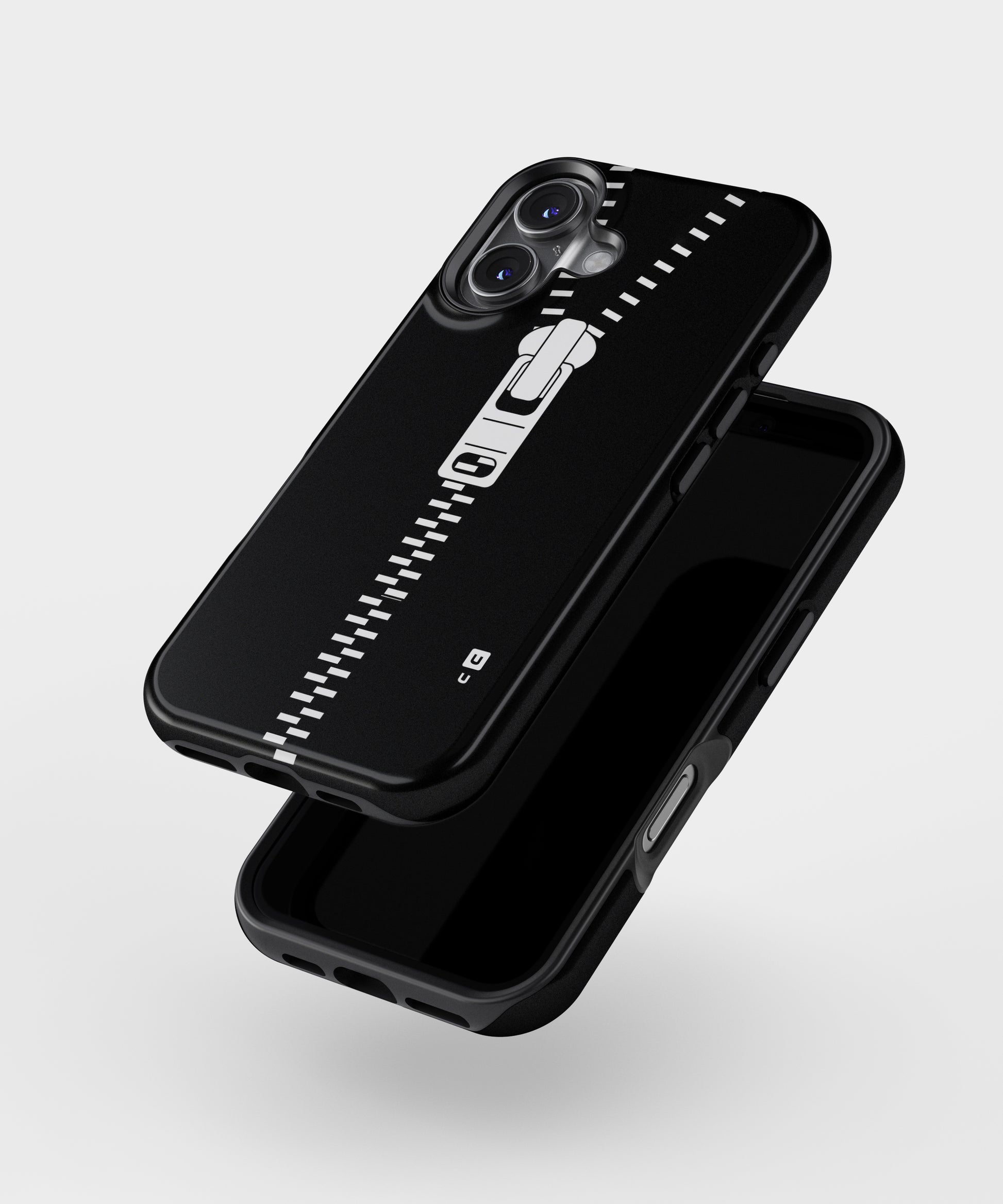 Black Zipper MagSafe Bumper Case