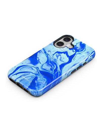 Blaze Blue Marble Texture MagSafe Bumper Case