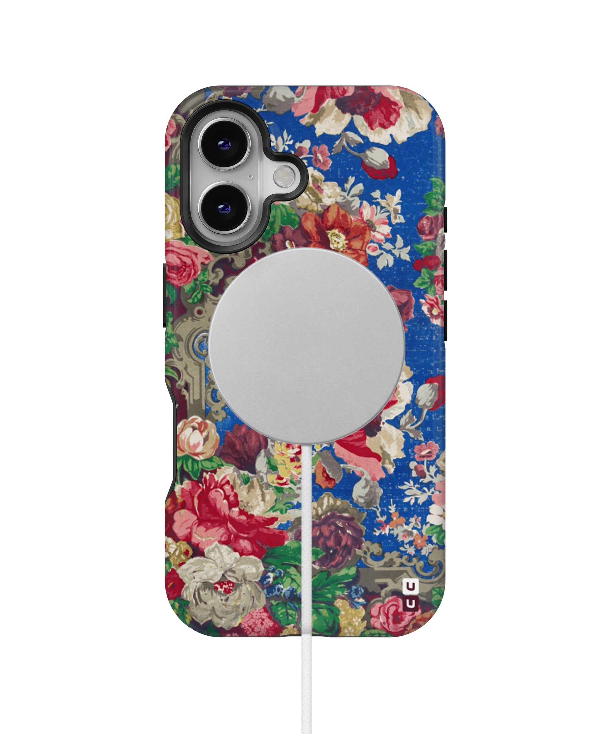 Block Printed Flowers MagSafe Bumper Case