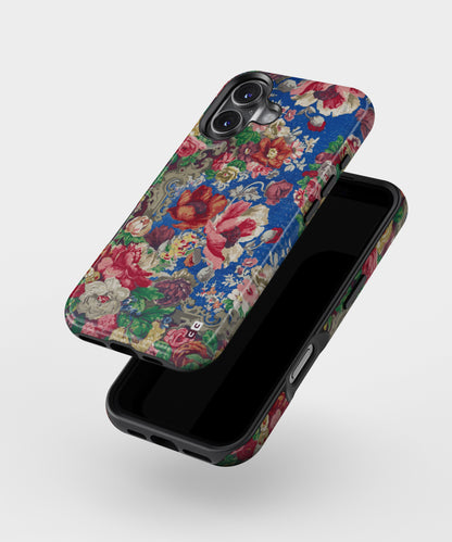 Block Printed Flowers MagSafe Bumper Case