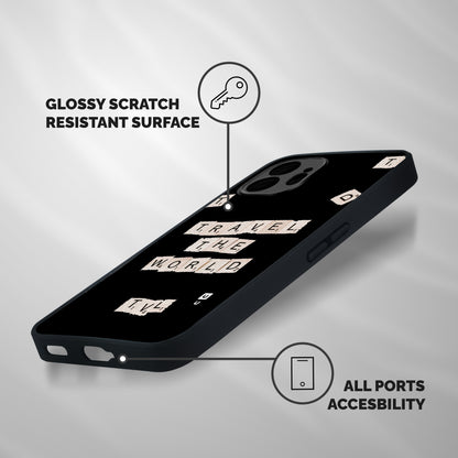 Blocks Travel Shockproof Hybrid Protection (Metal + TPU) Back Case Cover