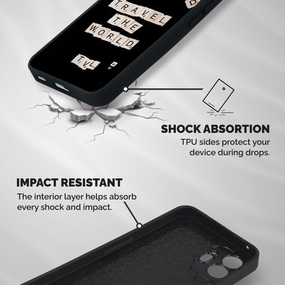 Blocks Travel Shockproof Hybrid Protection (Metal + TPU) Back Case Cover