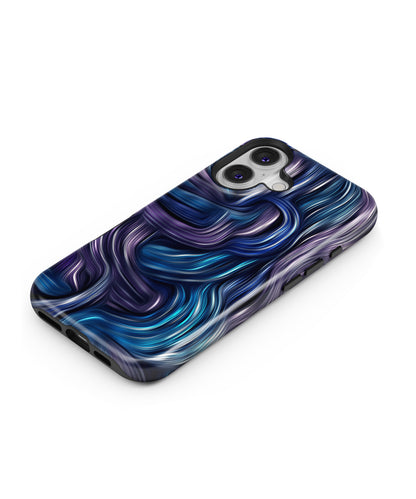 Blue and Purple Oil Paint MagSafe Bumper Case