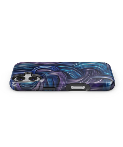 Blue and Purple Oil Paint MagSafe Bumper Case