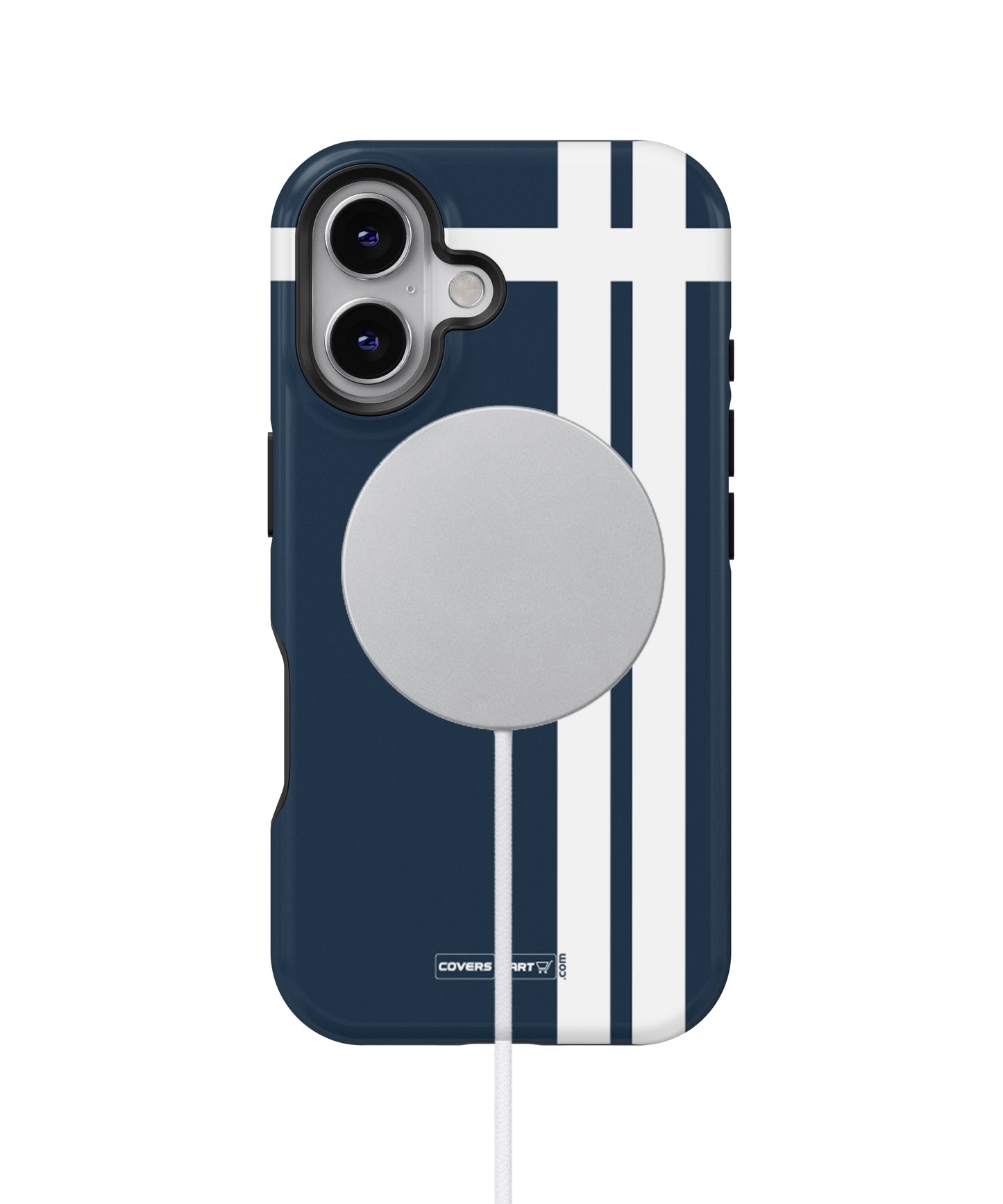 Blue and White MagSafe Bumper Case