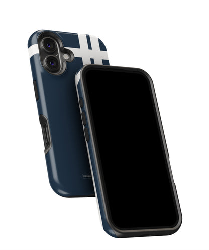 Blue and White MagSafe Bumper Case