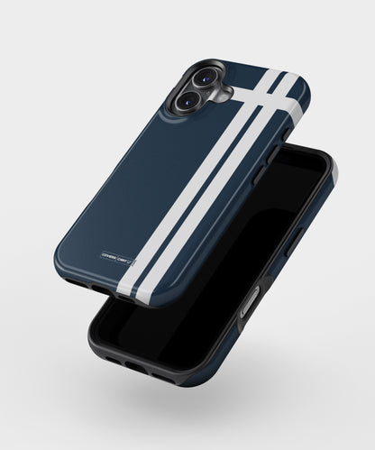 Blue and White MagSafe Bumper Case