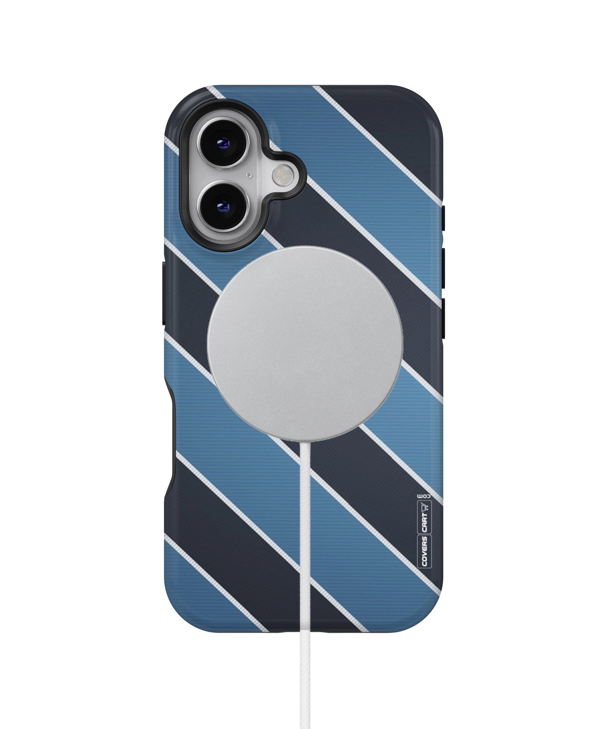 Blue Black Stripes MagSafe Bumper Case