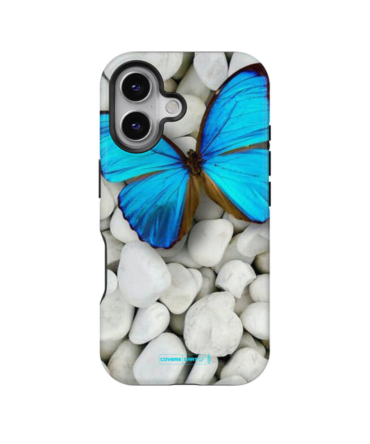 Blue Butterfly MagSafe Bumper Case