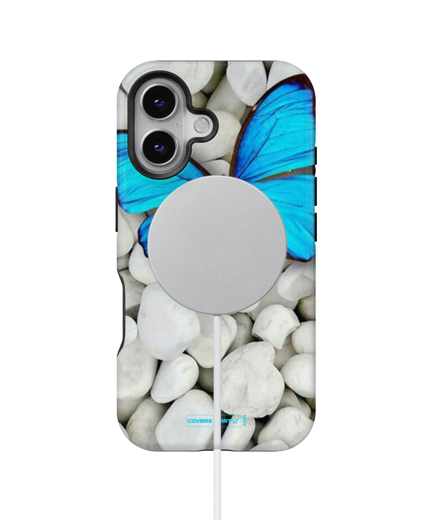 Blue Butterfly MagSafe Bumper Case