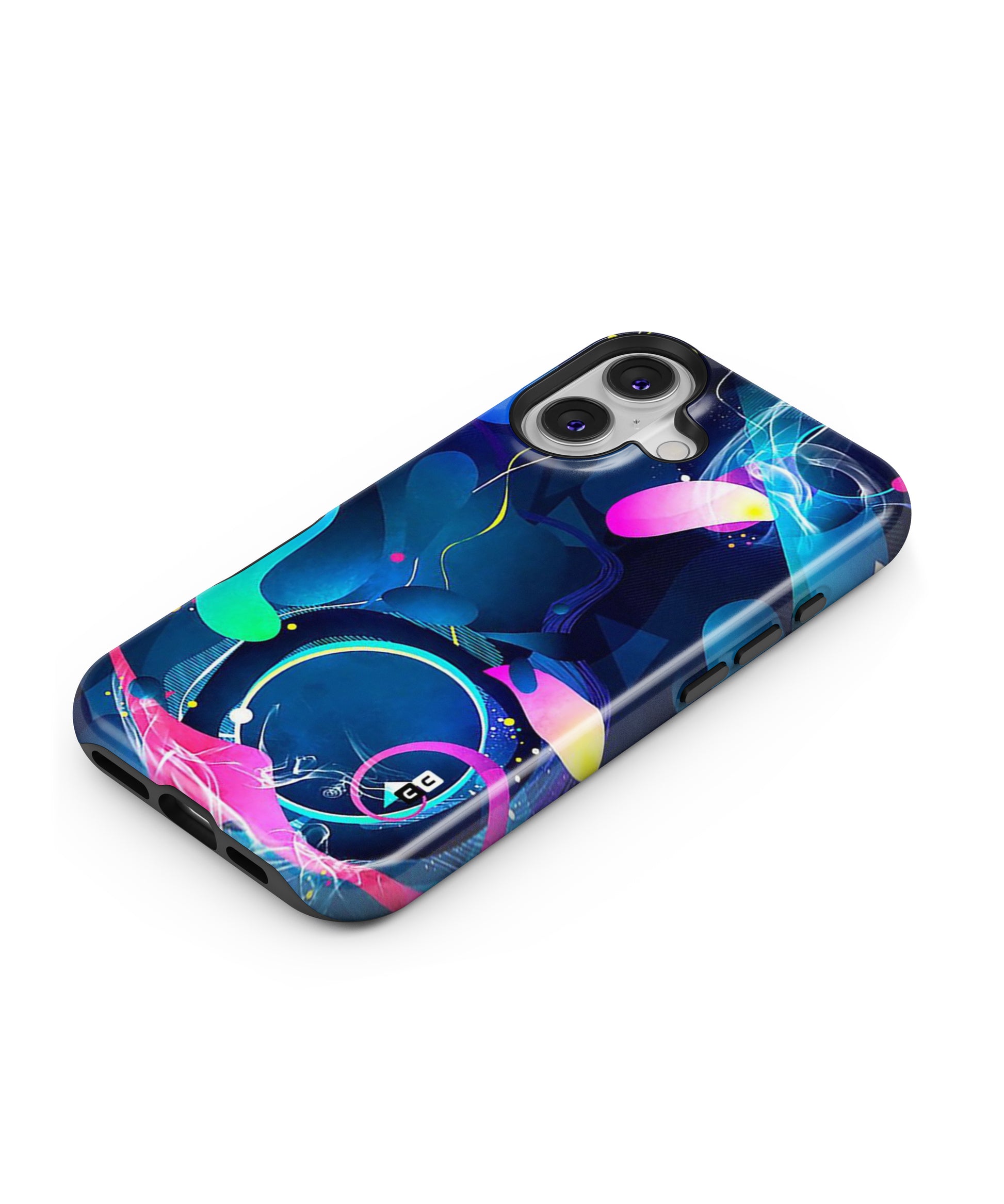Blue Circle Flow MagSafe Bumper Case