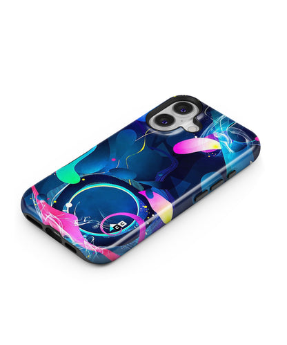 Blue Circle Flow MagSafe Bumper Case