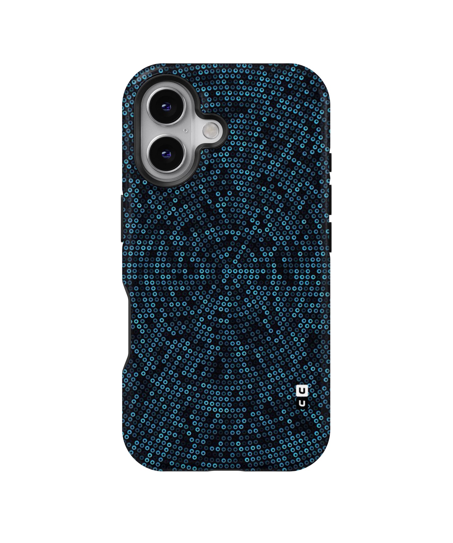 Blue Disco Lights MagSafe Bumper Case
