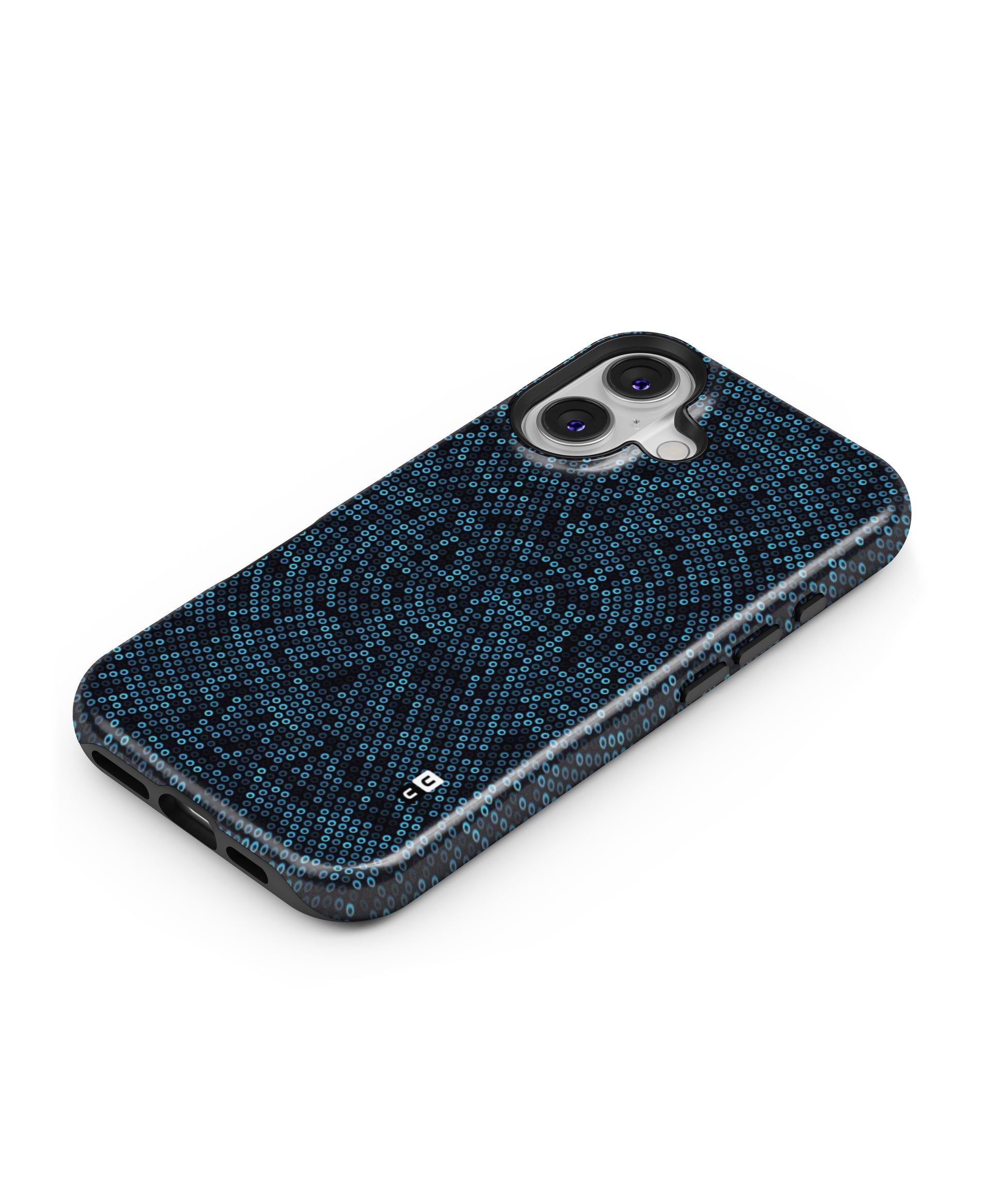 Blue Disco Lights MagSafe Bumper Case