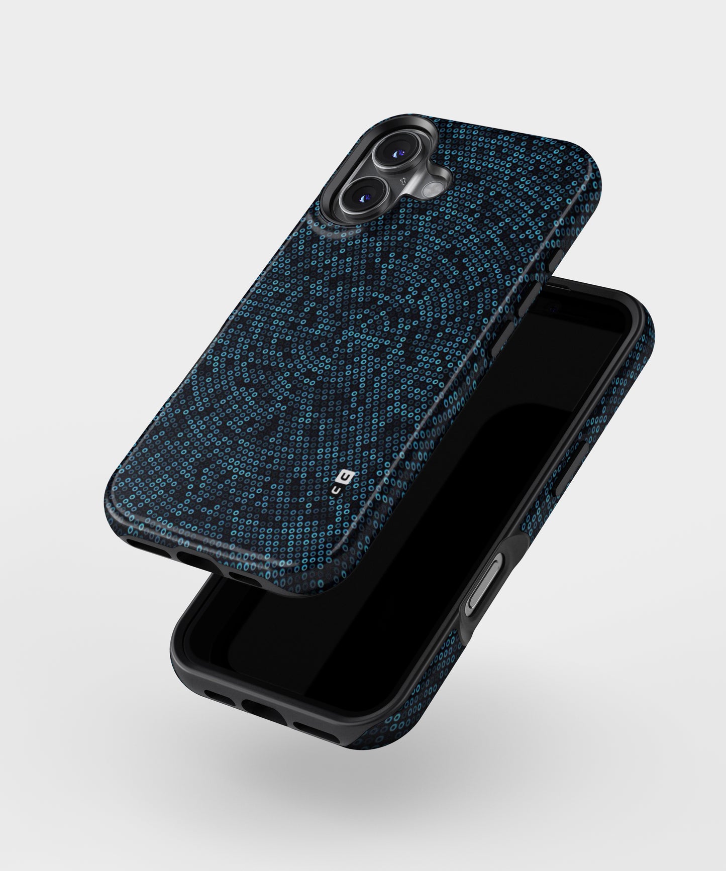 Blue Disco Lights MagSafe Bumper Case