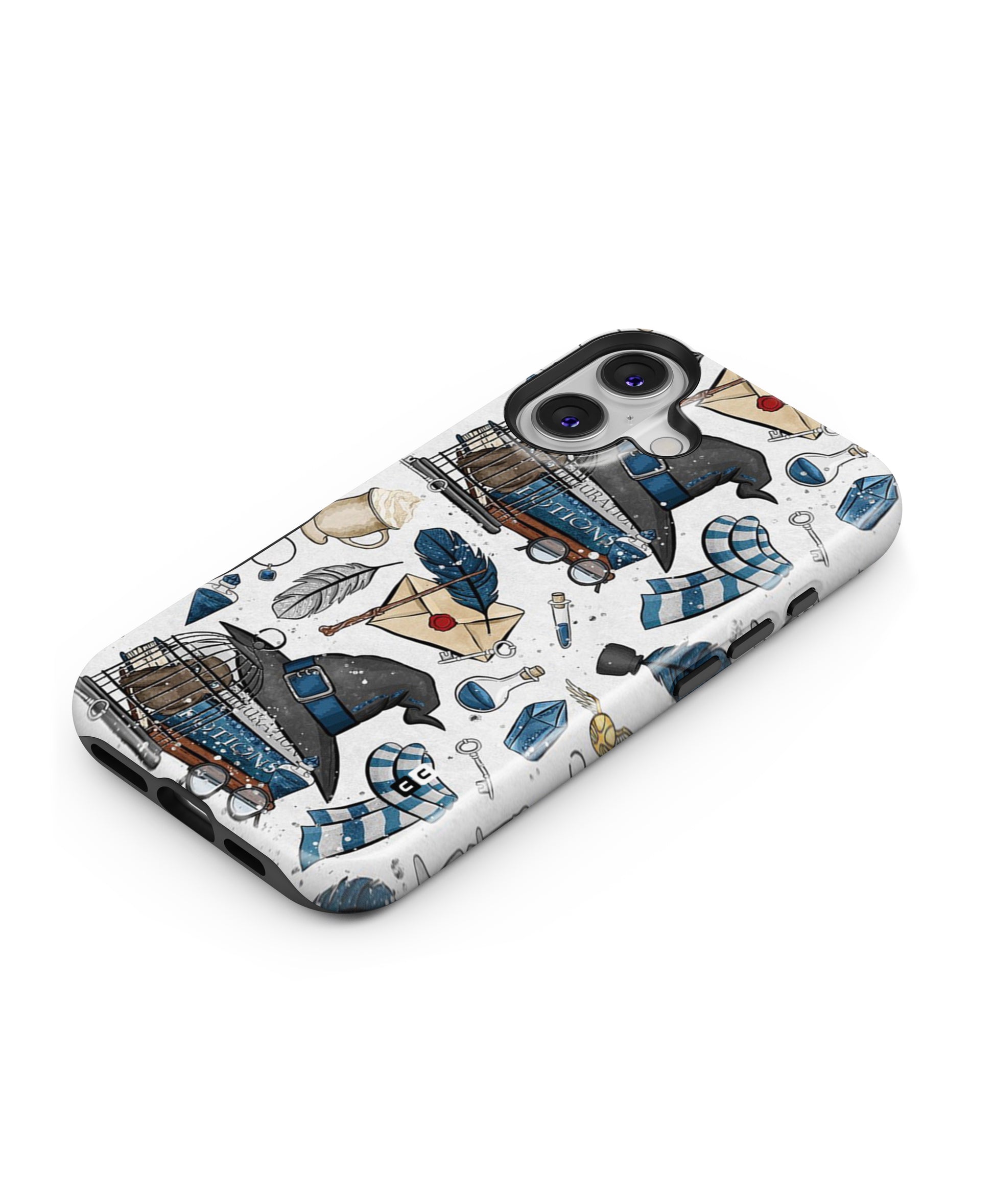 Blue Feather Hat Design MagSafe Bumper Case