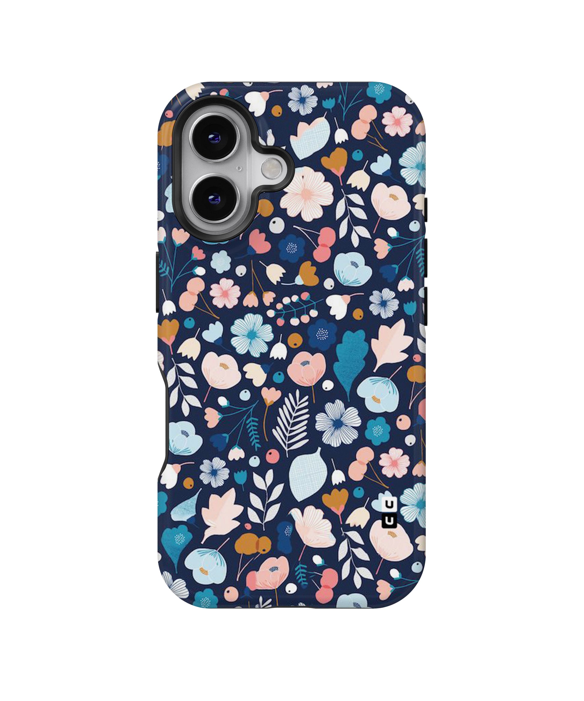 Blue Floral MagSafe Bumper Case
