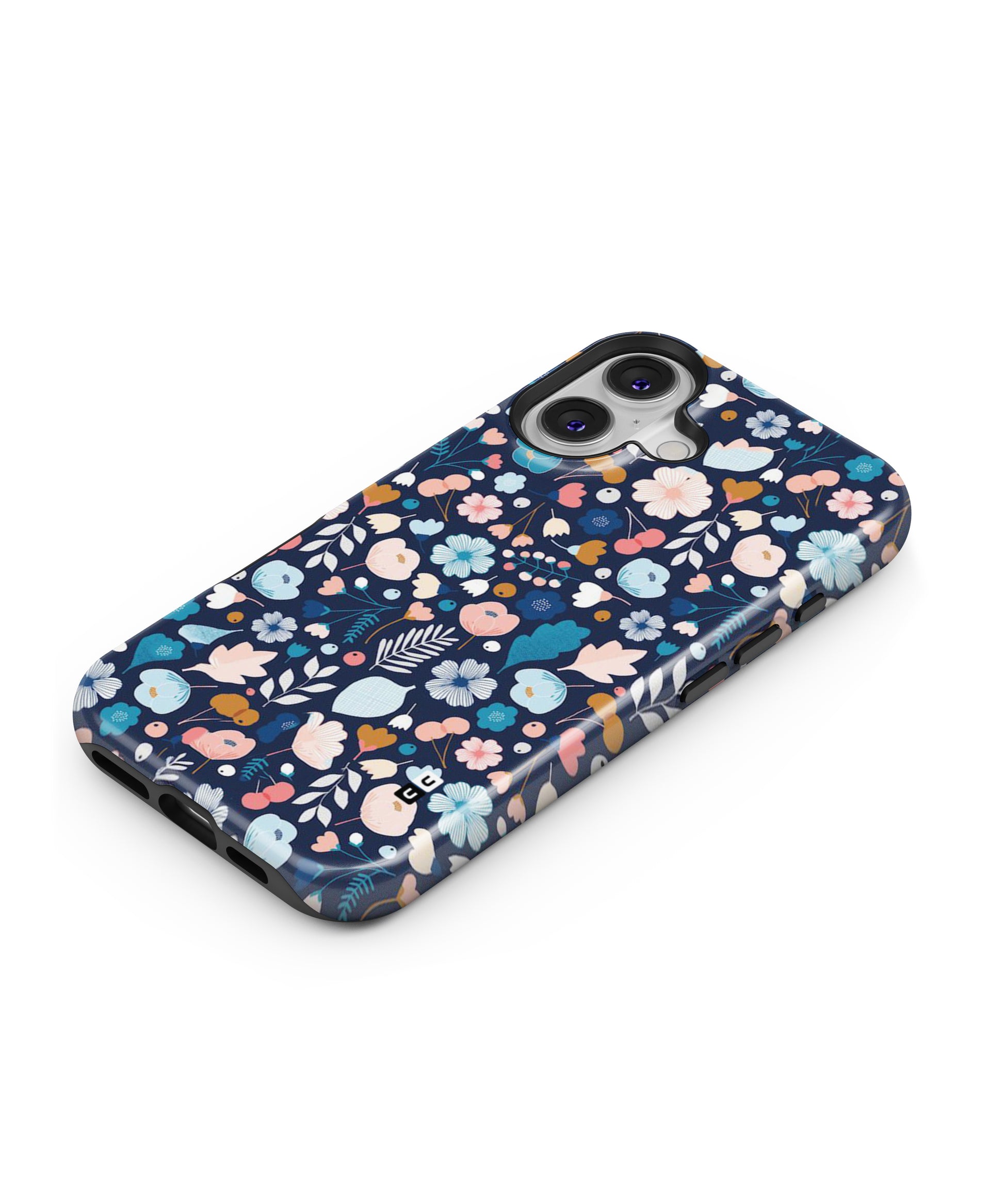 Blue Floral MagSafe Bumper Case