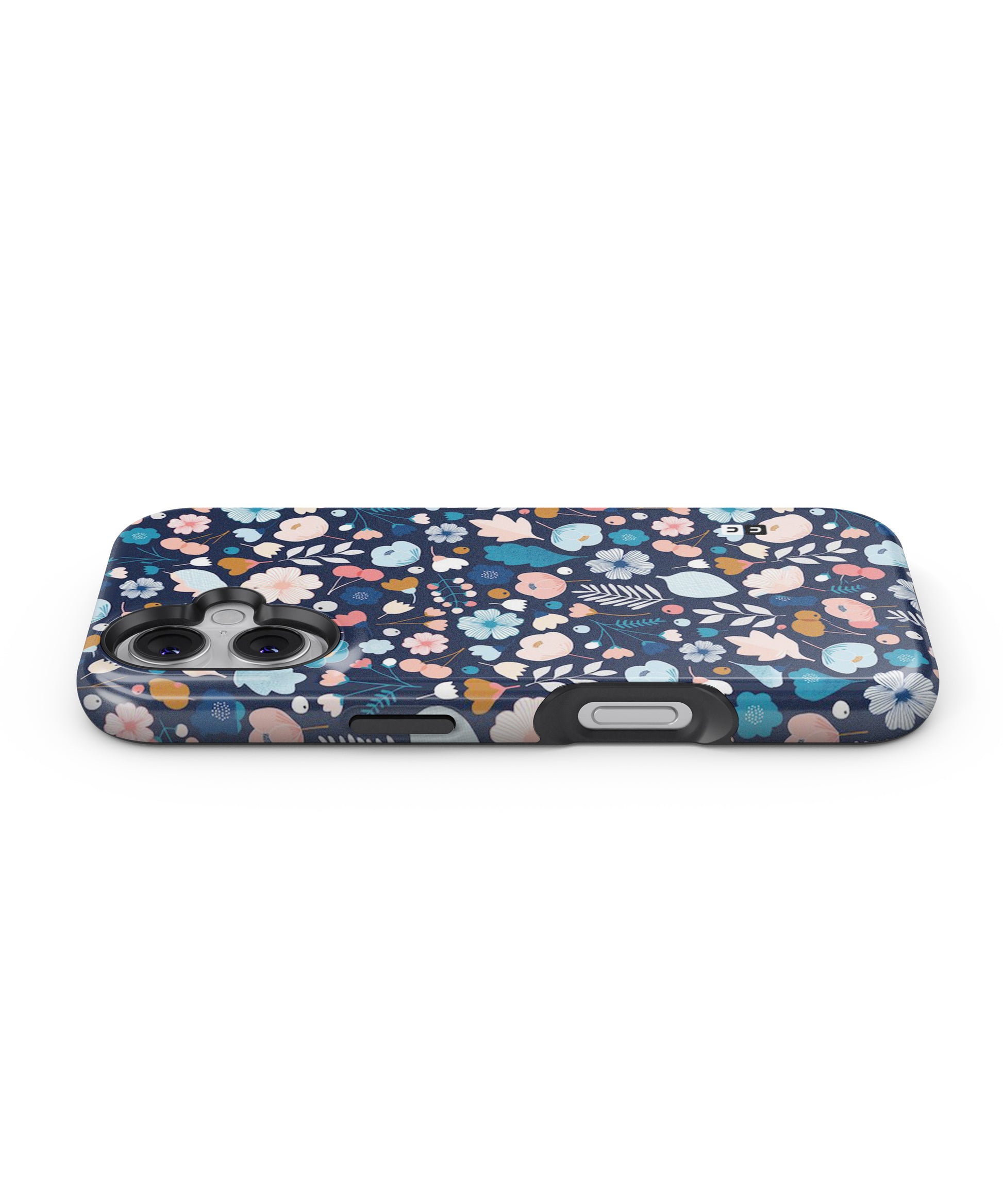Blue Floral MagSafe Bumper Case
