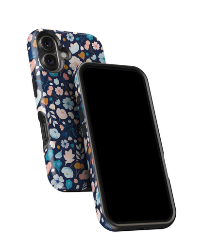 Blue Floral MagSafe Bumper Case