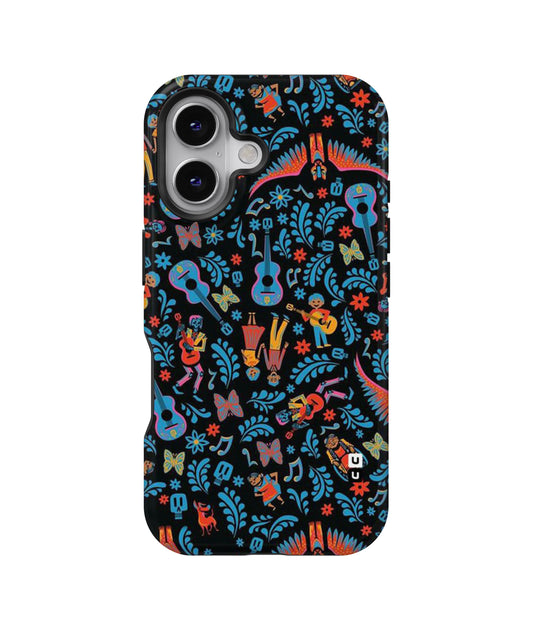 Blue Guitar Pattern MagSafe Bumper Case