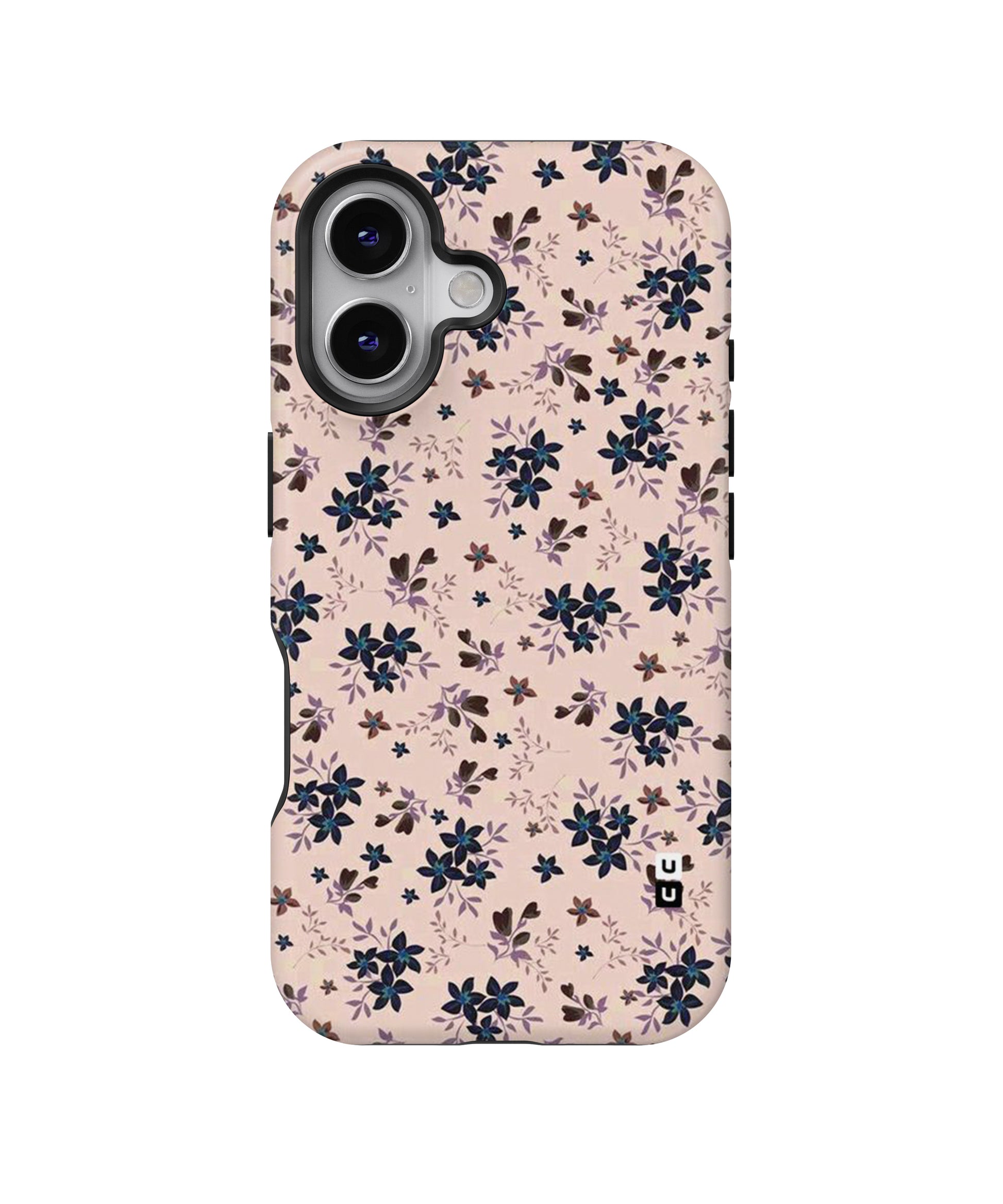 Blue Peach Floral MagSafe Bumper Case