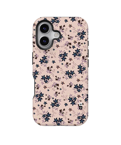 Blue Peach Floral MagSafe Bumper Case