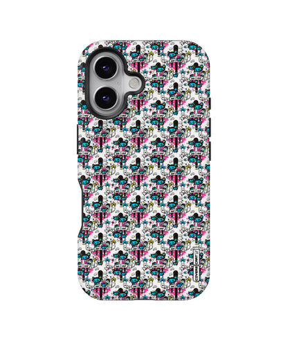 Blue Pink Pattern MagSafe Bumper Case