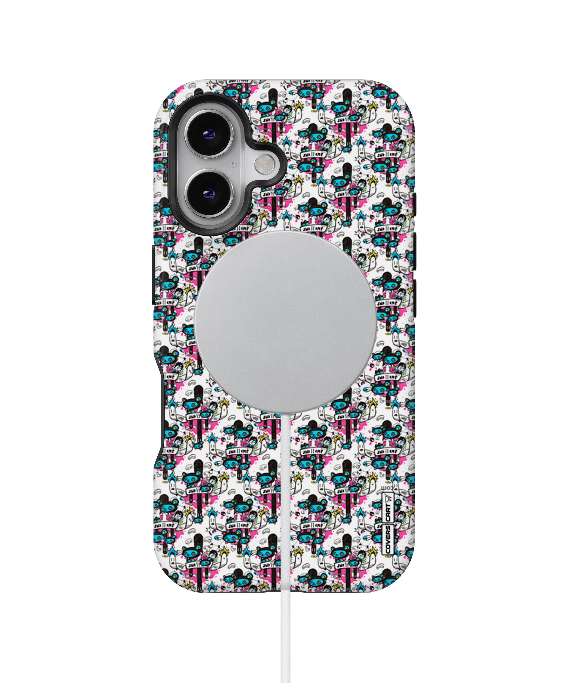 Blue Pink Pattern MagSafe Bumper Case