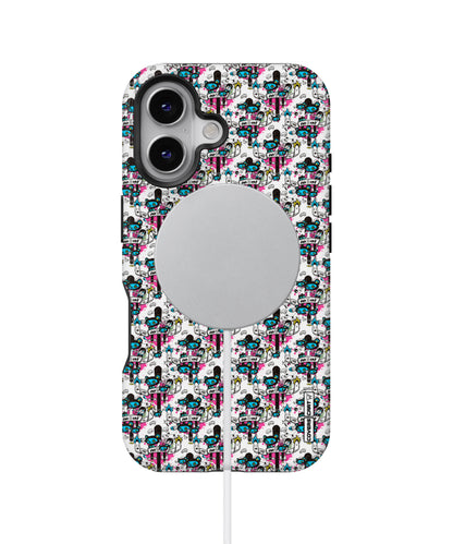 Blue Pink Pattern MagSafe Bumper Case