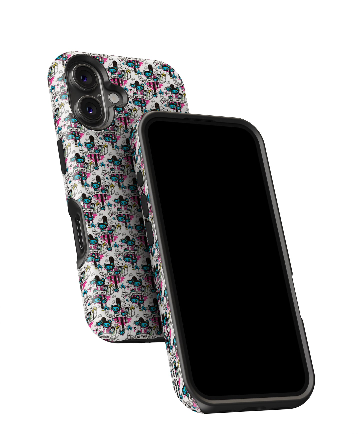 Blue Pink Pattern MagSafe Bumper Case