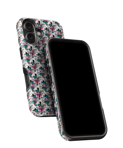 Blue Pink Pattern MagSafe Bumper Case