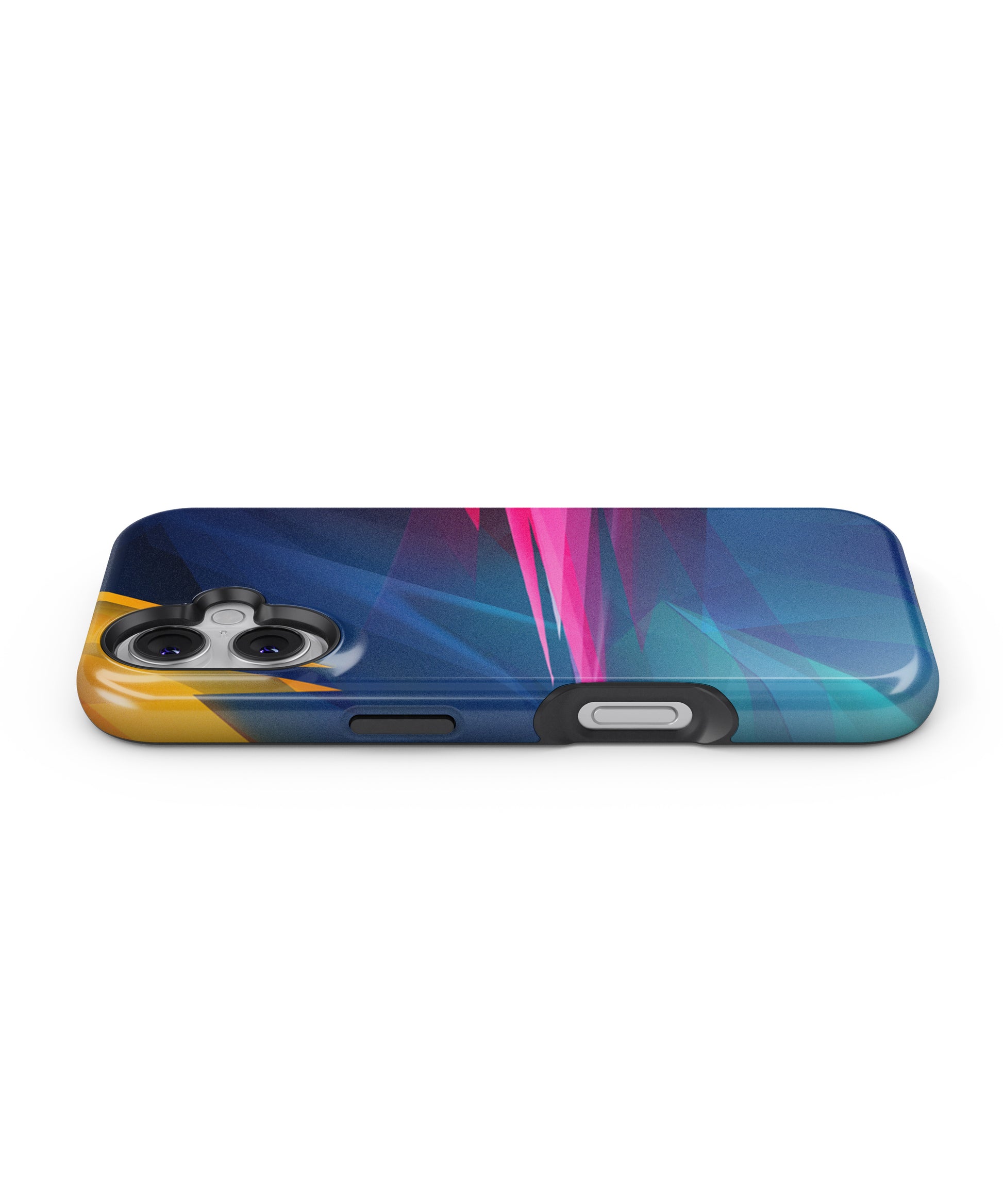 Blue Red Abstract MagSafe Bumper Case