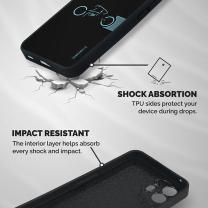 Blue Ride Shockproof Hybrid Protection (Metal + TPU) Back Case Cover