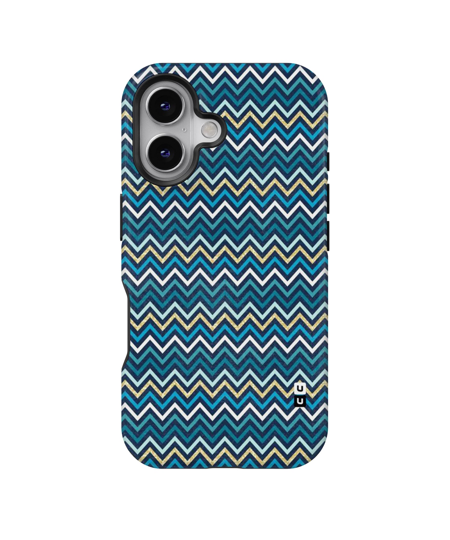 Blue Shades Chevron Pattern MagSafe Bumper Case