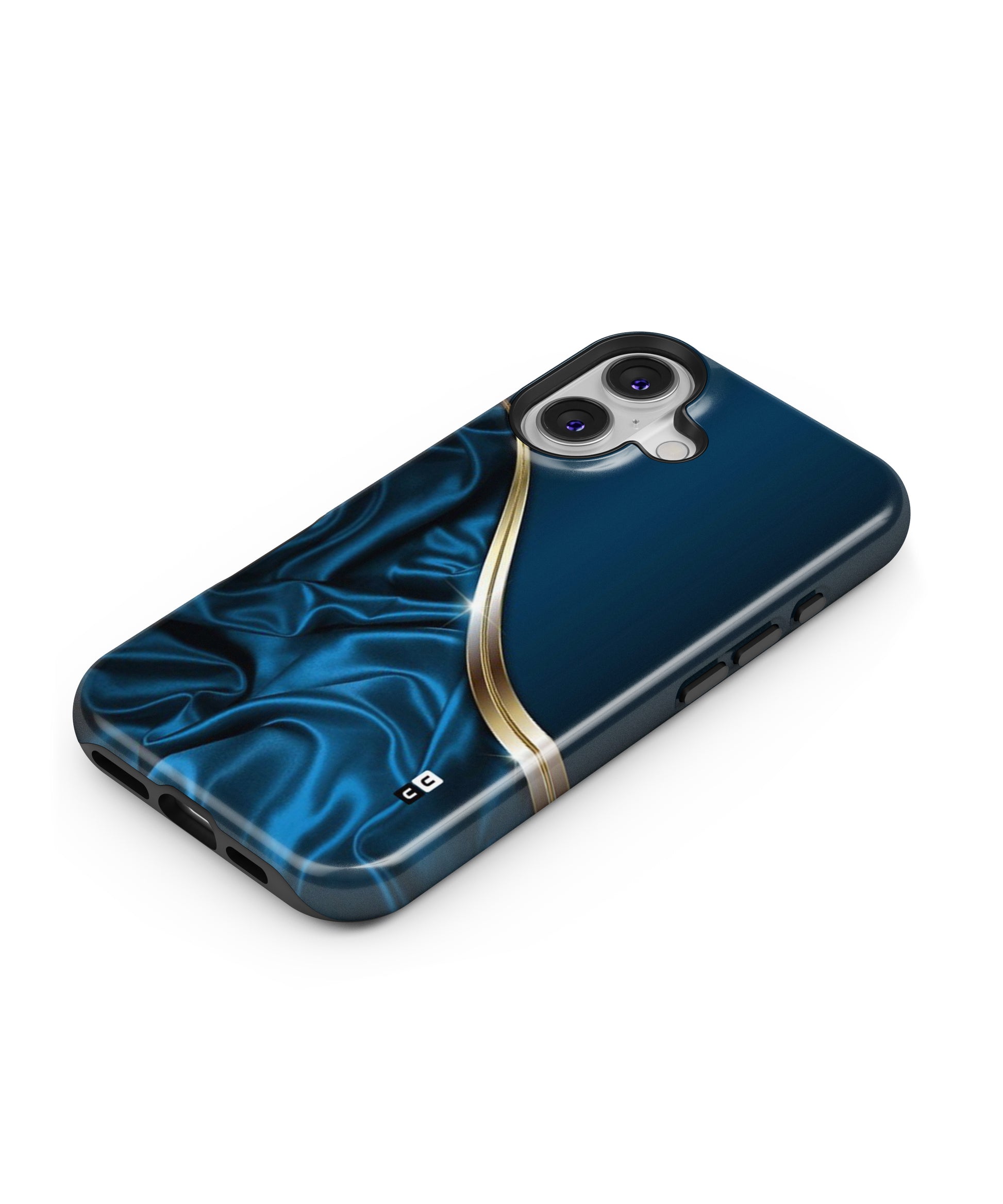Blue Smooth Flow MagSafe Bumper Case