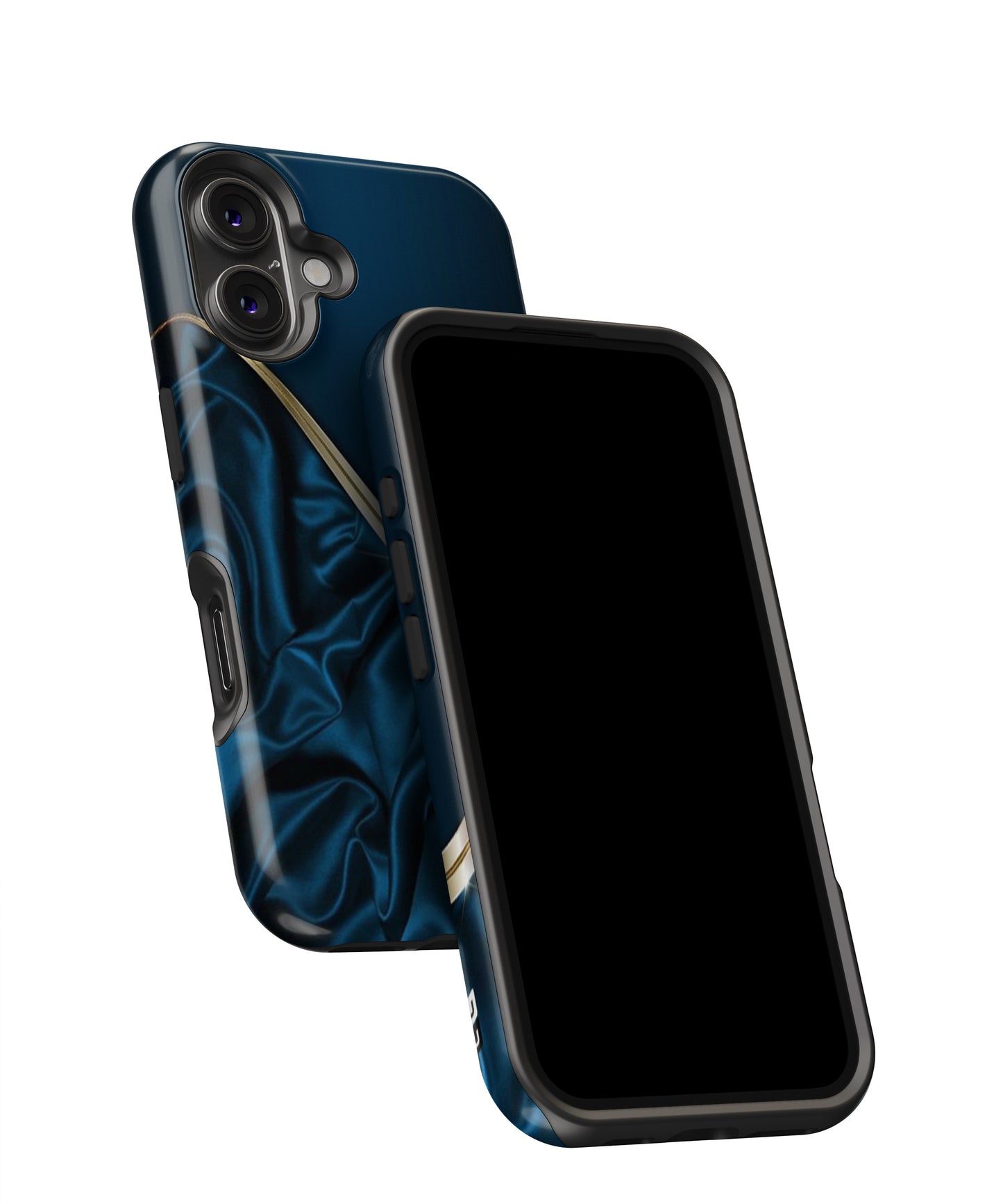 Blue Smooth Flow MagSafe Bumper Case