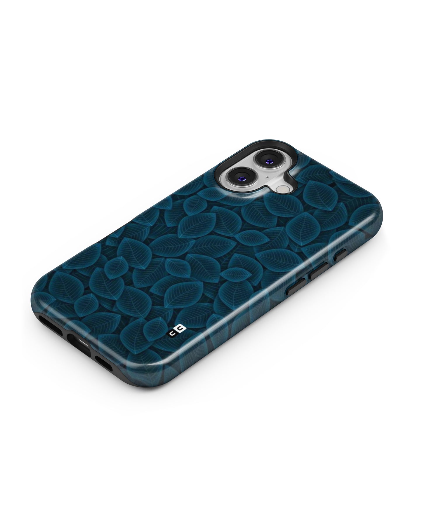 Blue Thin Leaves MagSafe Bumper Case