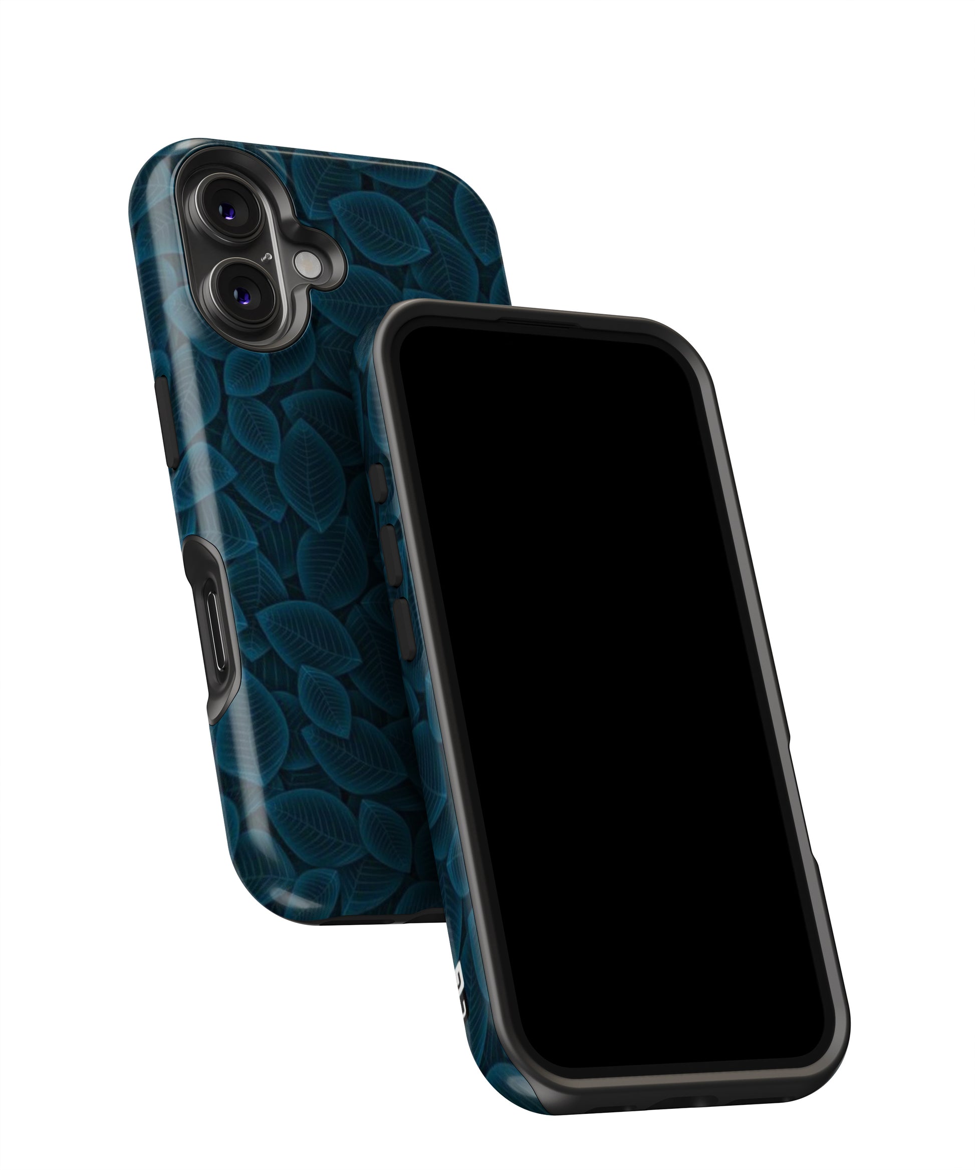 Blue Thin Leaves MagSafe Bumper Case