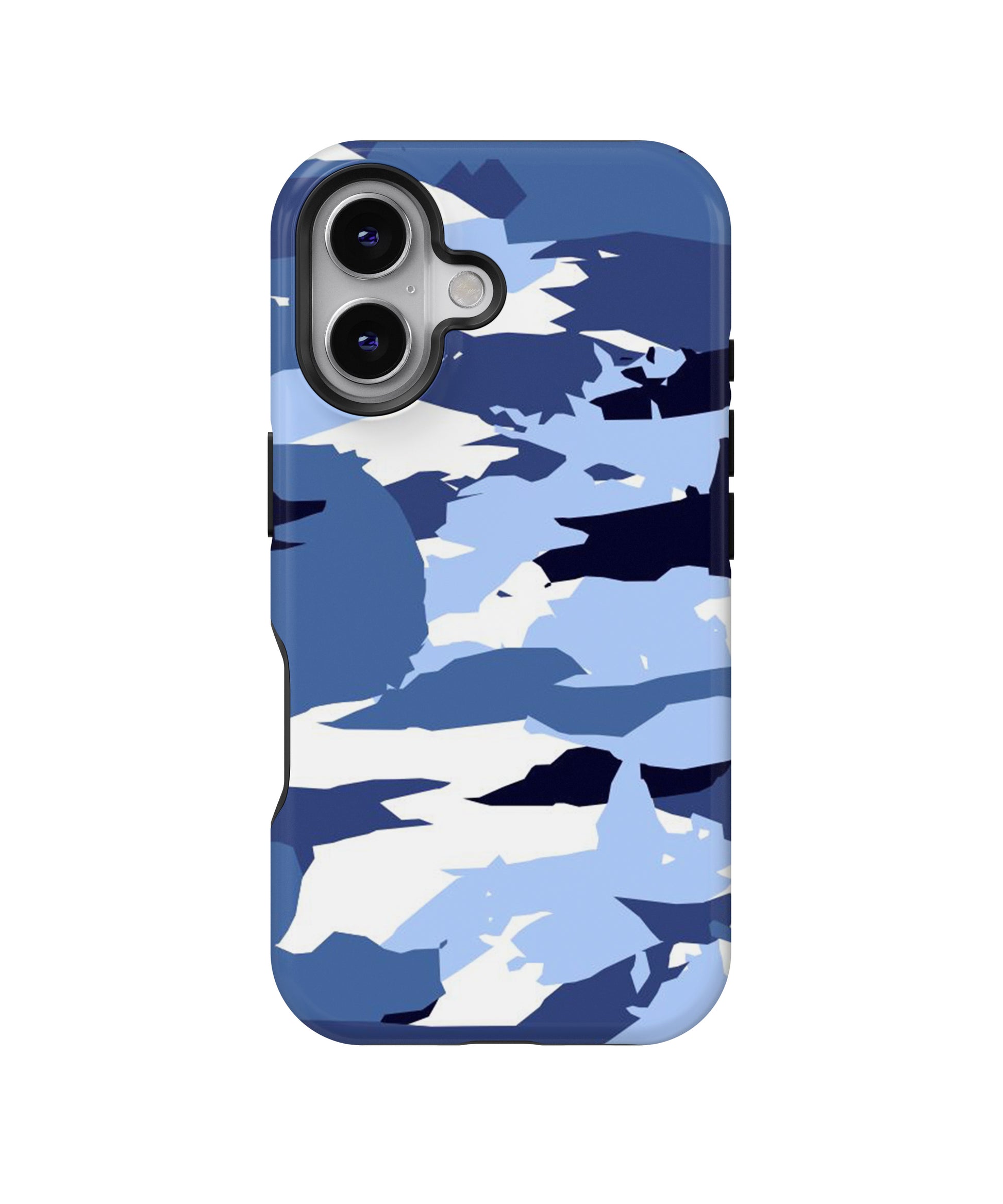 Blue White Canvas MagSafe Bumper Case