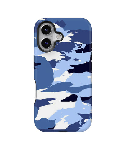 Blue White Canvas MagSafe Bumper Case