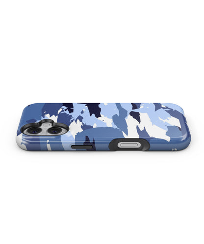 Blue White Canvas MagSafe Bumper Case