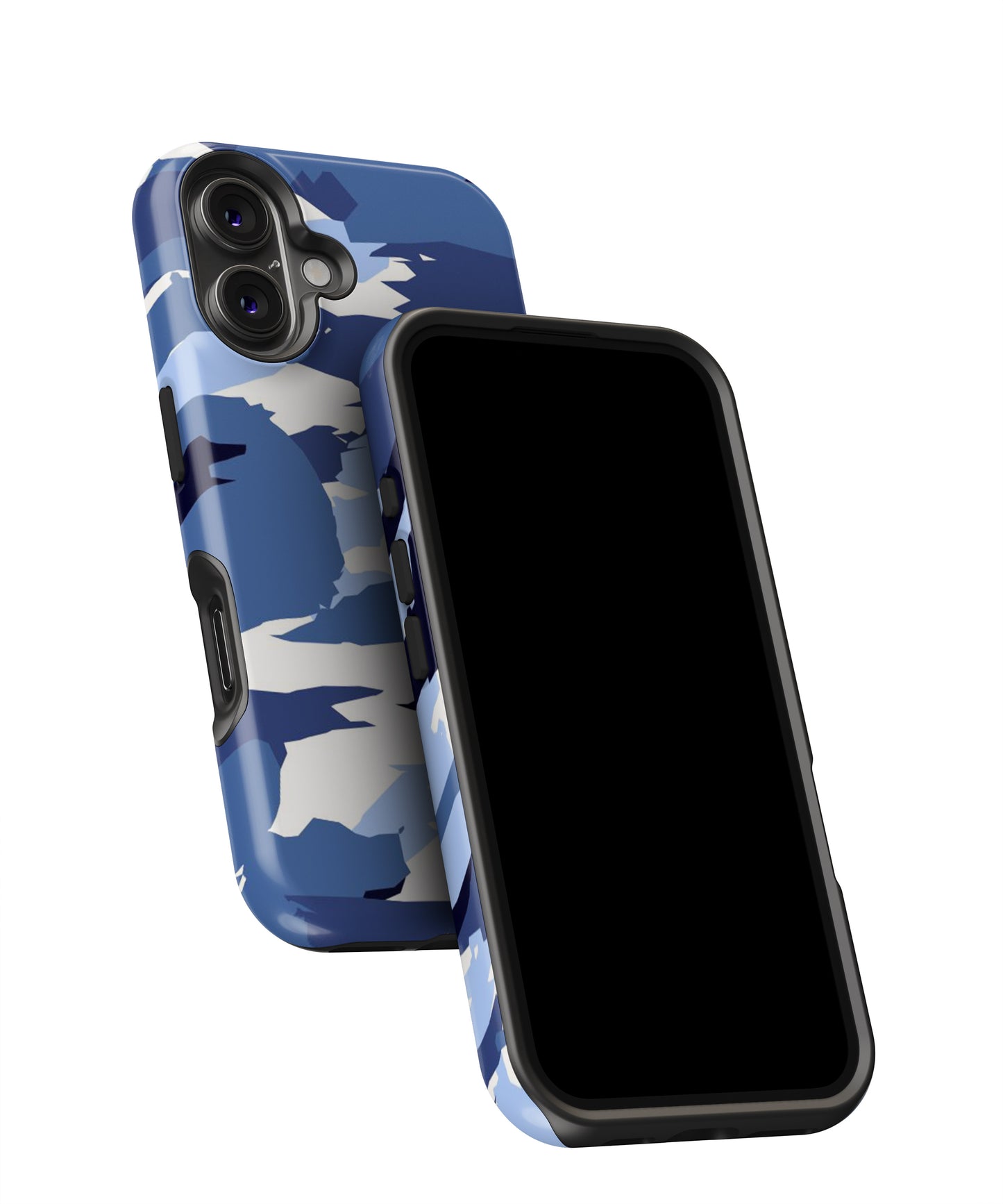 Blue White Canvas MagSafe Bumper Case